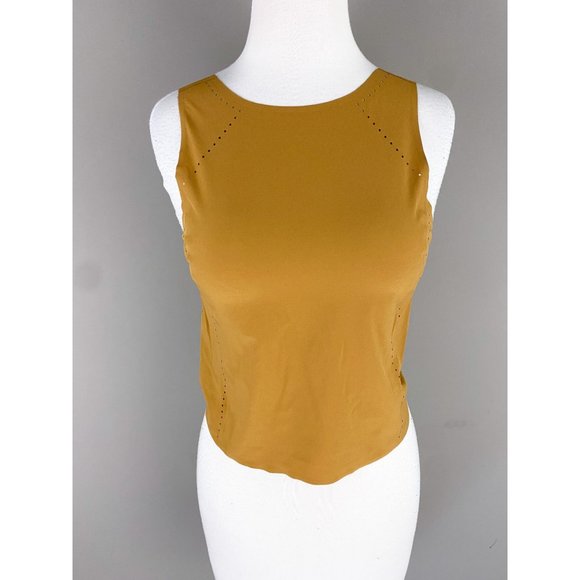 mustard yellow halter top